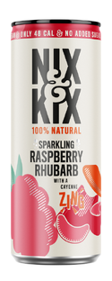 Nix and Kix Raspberry Rhubarb 250ML 