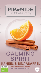 Piramide Calming Spirit Kaneel & Sinaasappel Thee 20ZK Piramide Calming Spirit Kaneel & Sinaasappel Thee 20ZK