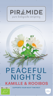 Piramide Peaceful Nights Kamille & Rooibos Thee 20ZK 