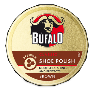 Bufalo Classic Shoe Polish Brown 75ML Bufalo Classic Shoe Polish Brown 75ML