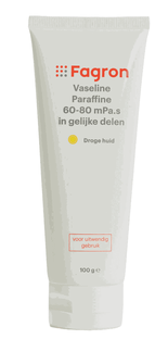 Fagron Vaseline Paraffine 60-80 mPa.s Droge Huid 100GR Fagron Vaseline Paraffine 60-80 mPa.s Droge Huid 100GR