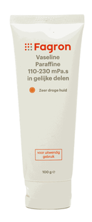 Fagron Vaseline Paraffine 110-230 mPa.s Zeer Droge Huid 100GR  Fagron Vaseline Paraffine 110-230 mPa.s Zeer Droge Huid 100GR