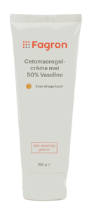 Fagron Cetomacrogolcrème met 50% Vaseline 100GR 