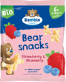 Bambix Bearsnacks Aardbei & Bosbes 6M+ Bio 180GR Bambix Bearsnacks Aardbei & Bosbes 6M+ Bio 180GR