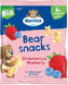 Bambix Bearsnacks Aardbei & Bosbes 6M+ Bio 180GR Bambix Bearsnacks Aardbei & Bosbes 6M+ Bio 180GR