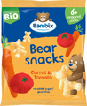 Bambix Bearsnacks Wortel & Tomaat 6M+ Bio 180GR Bambix Bearsnacks Wortel & Tomaat 6M+ Bio 180GR