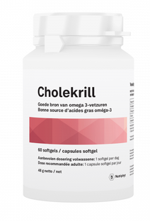 Nutriphyt Cholekrill Softgels 60SG 