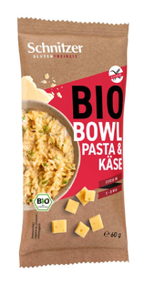 Schnitzer Gluten Freiheit Bio Bowl Pasta & Käse 60GR Schnitzer Gluten Freiheit Bio Bowl Pasta & Käse 60GR