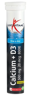 Lucovitaal Calcium 500mg & D3 Bruistabletten 20ST Lucovitaal Calcium 500mg & D3 Bruistabletten 20ST