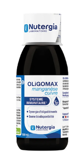 Nutergia Oligomax Mangaan Koper Vloeibaar 150ML 