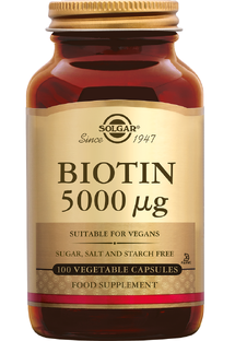 Solgar Biotine 5000 mcg Capsules 100VCP 