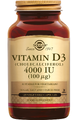 Solgar Vitamine D3 4000 IU Capsules 120TB
