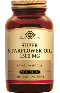 Solgar Super Starflower (Borage) Oil 1300 mg (300 mg GLA) Softgels 60SG Solgar Super Starflower (Borage) Oil 1300 mg (300 mg GLA) Softgels 60SG