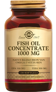 Solgar Fish Oil (Visolie) Concentrate 1000 mg Softgels 120SG Solgar Fish Oil (Visolie) Concentrate 1000 mg Softgels 120SG