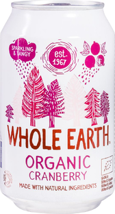 Whole Earth Organic Cranberry Soda 330ML Whole Earth Organic Cranberry Soda 330ML