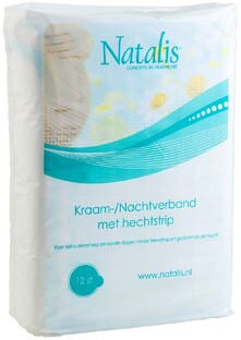 Natalis Kraam-/Nachtverband met Hechtstrip 12ST