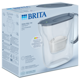 Brita Waterfilterkan Style Essential Cool Stone Blue 2,4LT Brita Waterfilterkan Style Essential Cool Stone Blue 2,4LT