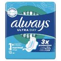 Always Ultra Normal Maandverband Met Vleugels 13ST