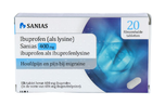 Sanias Ibuprofen (als Lysine) Sanias 400mg Tabletten 20TB