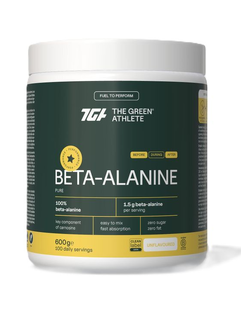 The Green Athlete Beta-Alanine Poeder 600GR  The Green Athlete Beta-Alanine Poeder 600GR