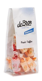 de Bron Fruit Toffee Suikervrij 70GR de Bron Fruit Toffee Suikervrij 70GR