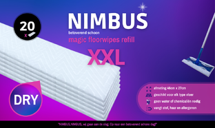 Nimbus Magic Floorwipes Refill XXL 20ST Nimbus Magic Floorwipes Refill XXL 20ST