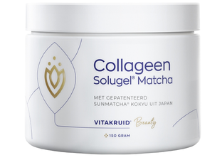 Vitakruid Collageen Solugel Matcha 150GR  Vitakruid Collageen Solugel Matcha 150GR