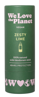 We Love The Planet Zesty Lime Deodorant Stick 40GR We Love The Planet Zesty Lime Deodorant Stick 40GR