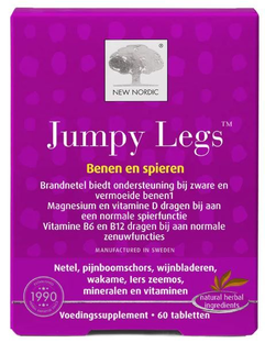 New Nordic Jumpy Legs Benen en Spieren Tabletten 60TB New Nordic Jumpy Legs Benen en Spieren Tabletten 60TB