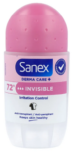 Sanex Derma Care+ Invisible Deoroller 53ML 