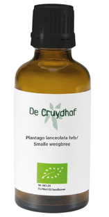 Cruydhof Plantago Lanceolata Hrb/Smalle Weegbree Druppels 50ML Cruydhof Plantago Lanceolata Hrb/Smalle Weegbree Druppels 50ML