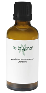 Cruydhof Vaccinium Macrocarpon/Cranberry Druppels 50ML Cruydhof Vaccinium Macrocarpon/Cranberry Druppels 50ML