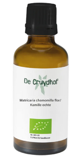 Cruydhof Matricaria Chamomilla flor/Kamille Echte Druppels 50ML Cruydhof Matricaria Chamomilla flor/Kamille Echte Druppels 50ML