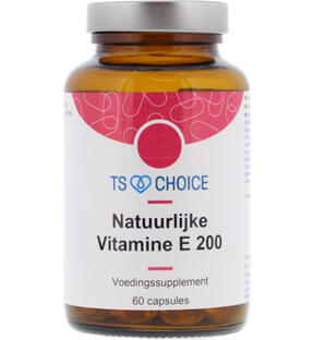 TS Choice Natuurlijke Vitamine E 200 Capsules 60CP
