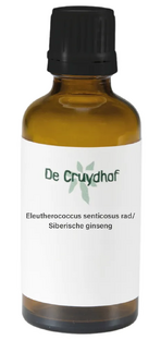 Cruydhof Eleutherococcus Senticosus Rad/Siberische Ginseng Druppels 50ML Cruydhof Eleutherococcus Senticosus Rad/Siberische Ginseng Druppels 50ML