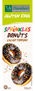 Damhert Glutenvrije Sprinkles Donuts 3ST Damhert Glutenvrije Sprinkles Donuts 3ST