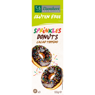 Damhert Glutenvrije Sprinkles Donuts 3ST Damhert Glutenvrije Sprinkles Donuts 3ST