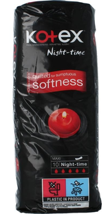Kotex Maxi Night-time 10ST Kotex Maxi Night-time 10ST