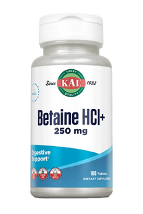 Kal Betaine HCL Plus 250mg Tabletten 100TB 