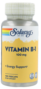 Solaray Vitamine B1 100mg Capsules 100ST Solaray Vitamine B1 100mg Capsules 100ST