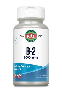 Kal Vit B2 Riboflavin 100mg Tabletten 60TB 