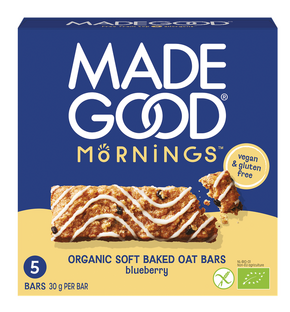 Made Good MadeGood Mornings Blueberry Soft Baked Oat Bars 5ST Made Good MadeGood Mornings Blueberry Soft Baked Oat Bars 5ST