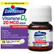 Davitamon Vitamine D3 20mcg Smelttabletten 75TB Verpakking met inhoud