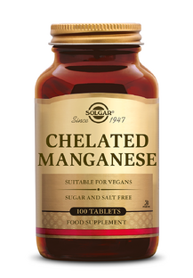 Solgar Chelated Manganese (Mangaan) Tabletten 100TB 