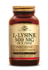 Solgar L-Lysine 500 mg Capsules 50VCP 