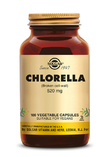 Solgar Chlorella (Alg) Capsules 100VCP 