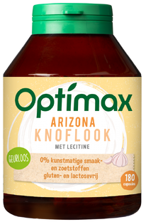Optimax Arizona Knoflook met Lecithine Capsules 180CP