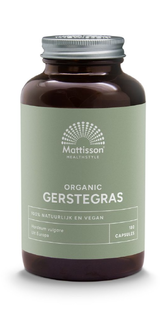 Mattisson HealthStyle Organic Gerstegras Capsules 180CP Mattisson HealthStyle Organic Gerstegras Capsules 180CP