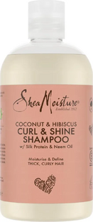 Shea Moisture Coconut & Hibiscus Curl & Shine Shampoo 384ML 