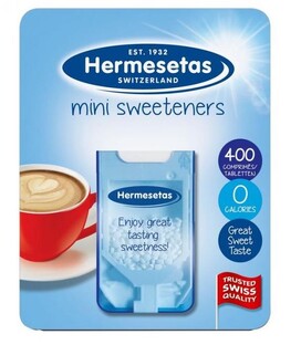 Hermesetas Mini Sweeteners - mini zoetjes 400TB Hermesetas Mini Sweeteners - mini zoetjes 400TB